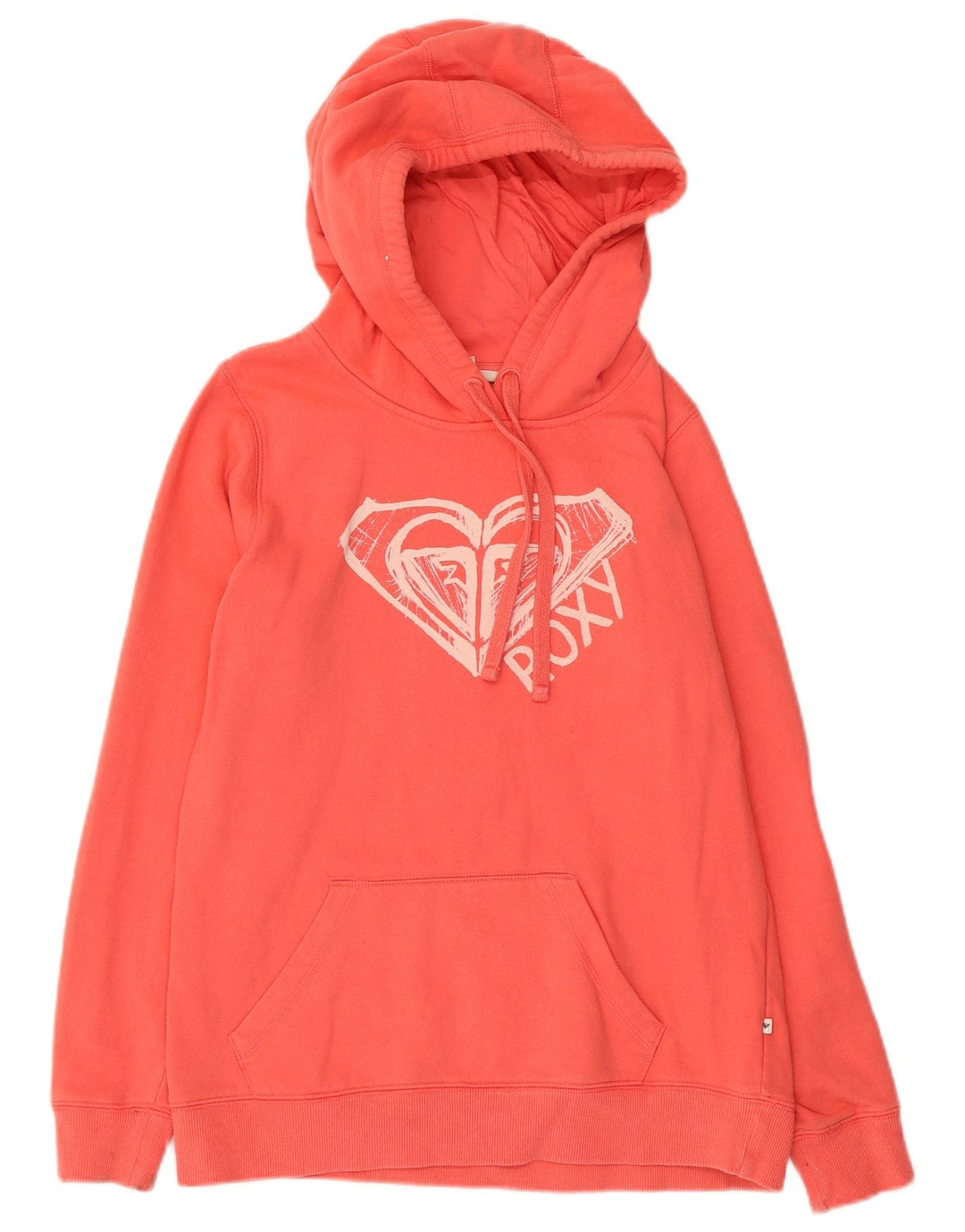 Roxy Sudadera con capucha gráfica para mujer UK 10 Small Red Cotton