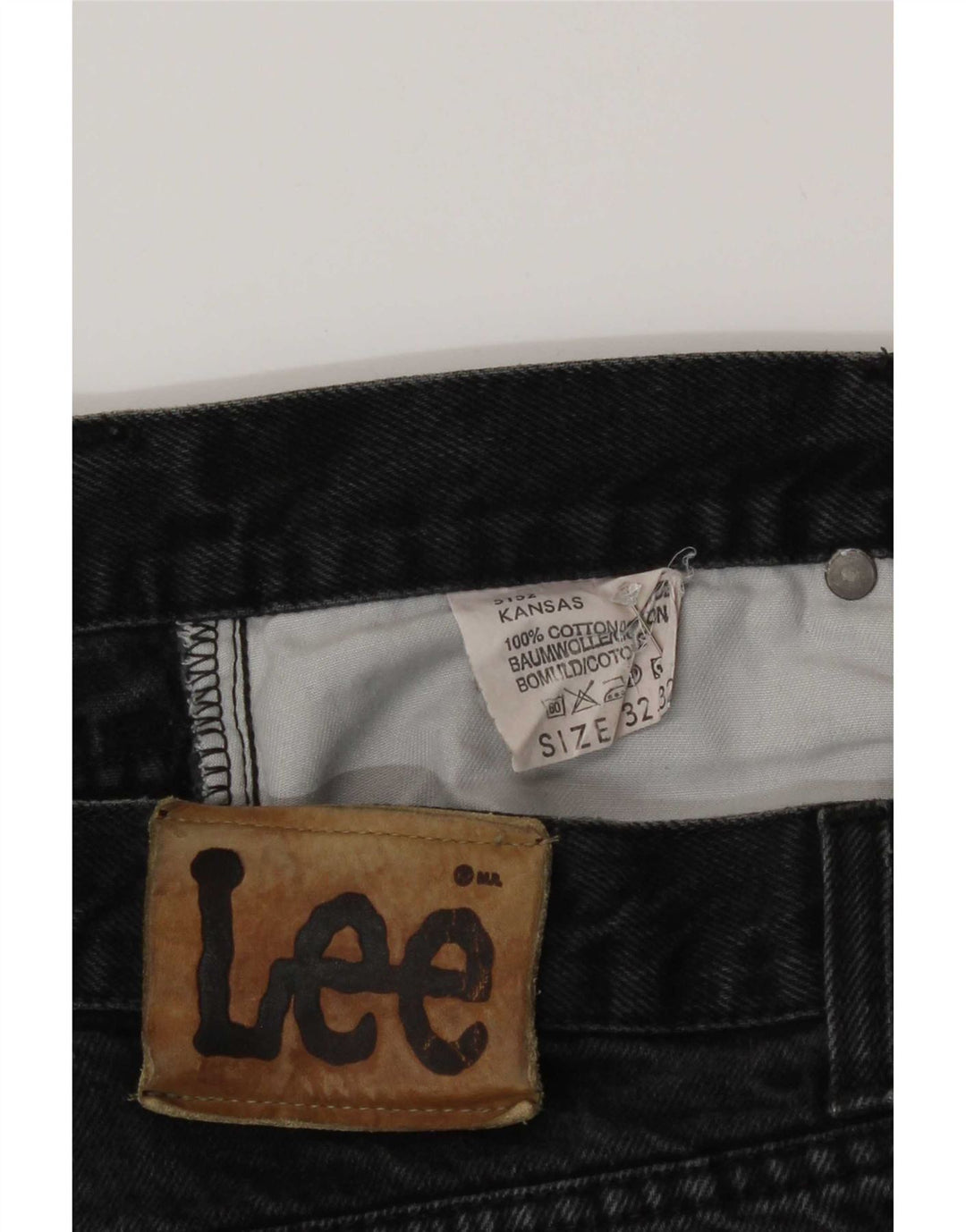 Lee Jeans Sueltos Para Hombre W32 L32 Algodón Gris