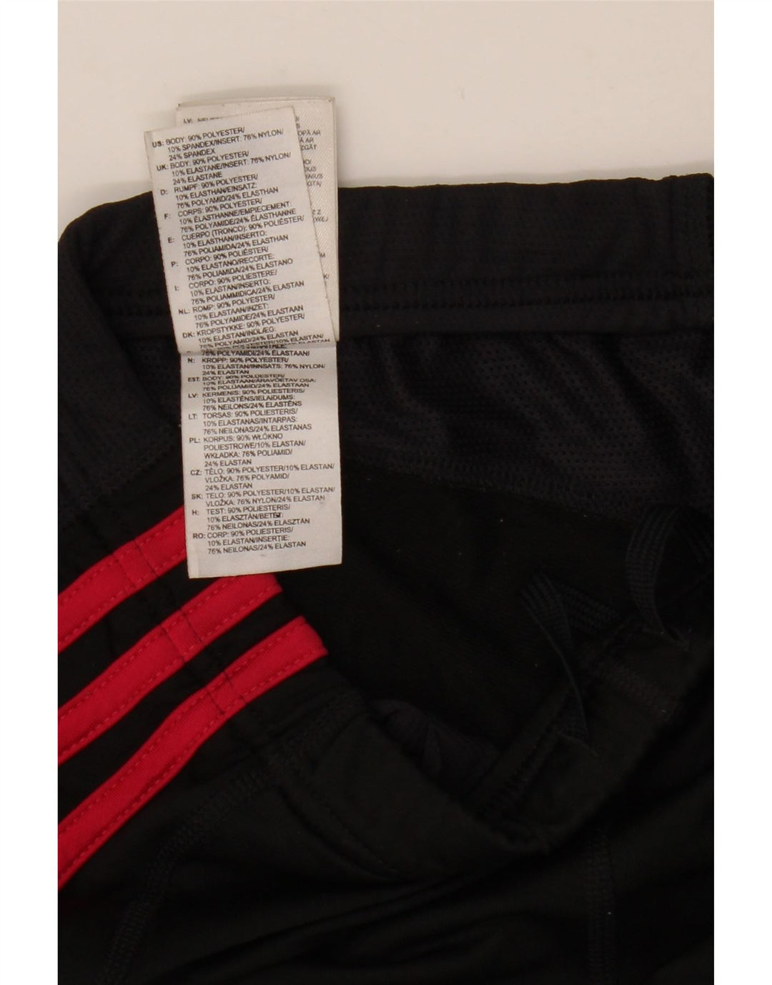 Adidas Leggings para mujer Reino Unido 10 Pequeño Poliéster negro