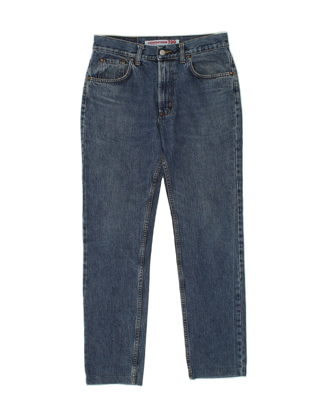 CARRERA Mens 700 Regular Slim Jeans W32 L30 Algodón Azul