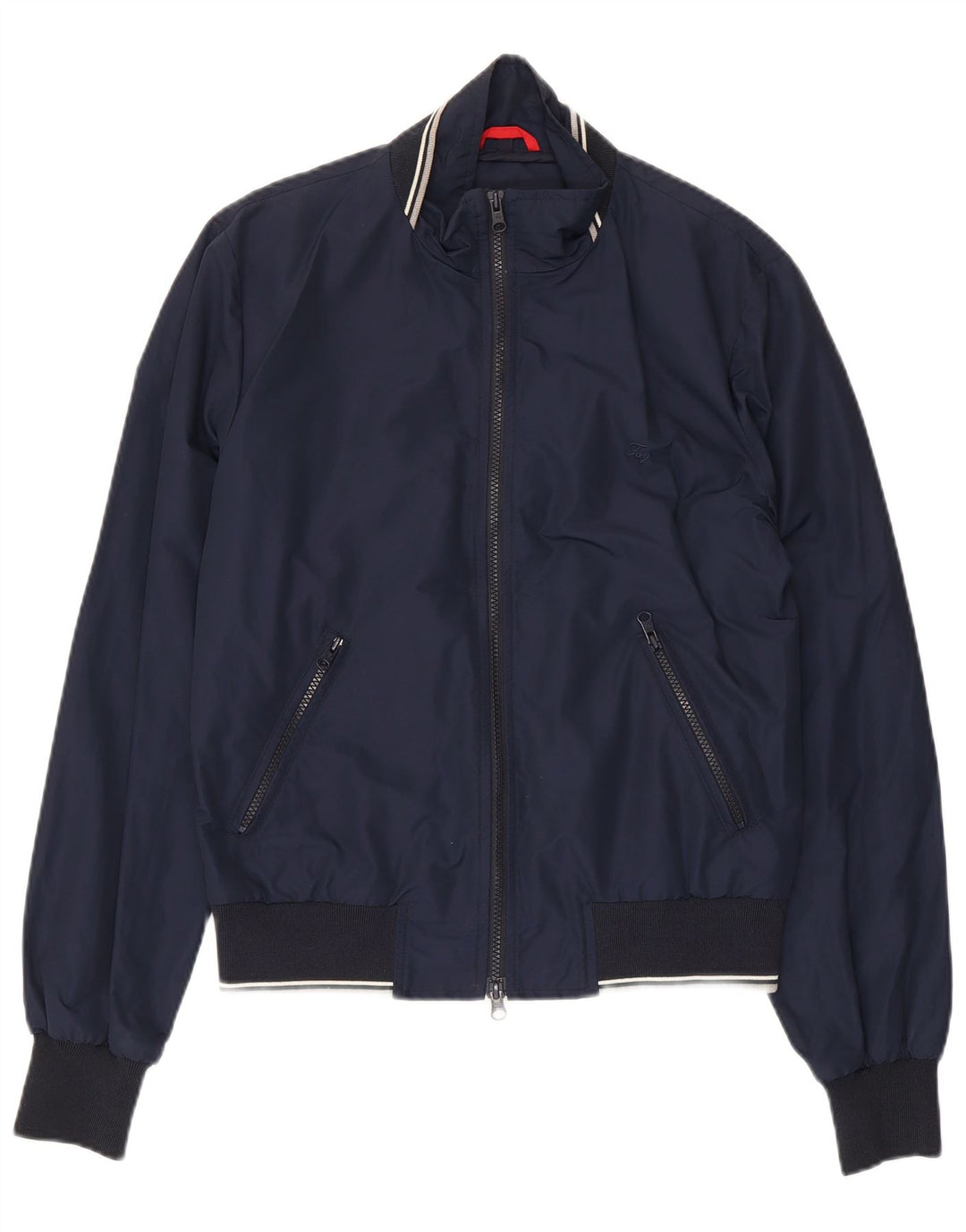 FAY Chaqueta bomber para hombre UK 36 Small Azul marino Algodón