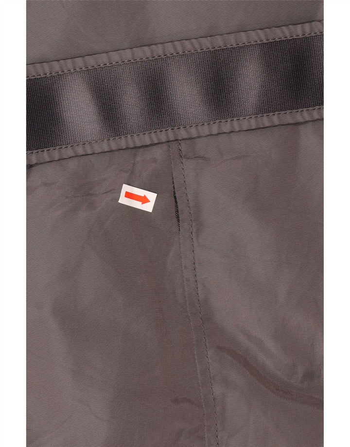 PEUTEREY Chaqueta acolchada con cinturón para mujer IT 46 Large Grey Polyamide Classic