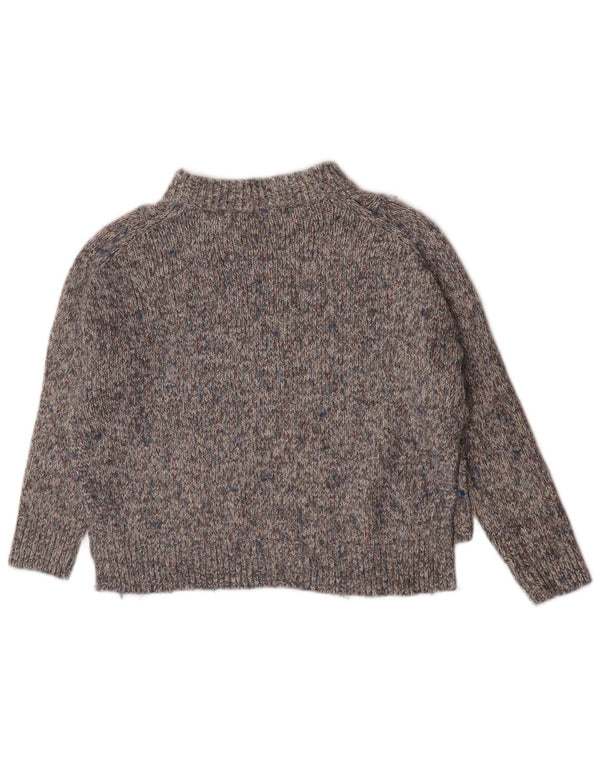 Cos Suéter tipo jersey con cuello alto y ajuste relajado para mujer UK 6 XS Gris moteado