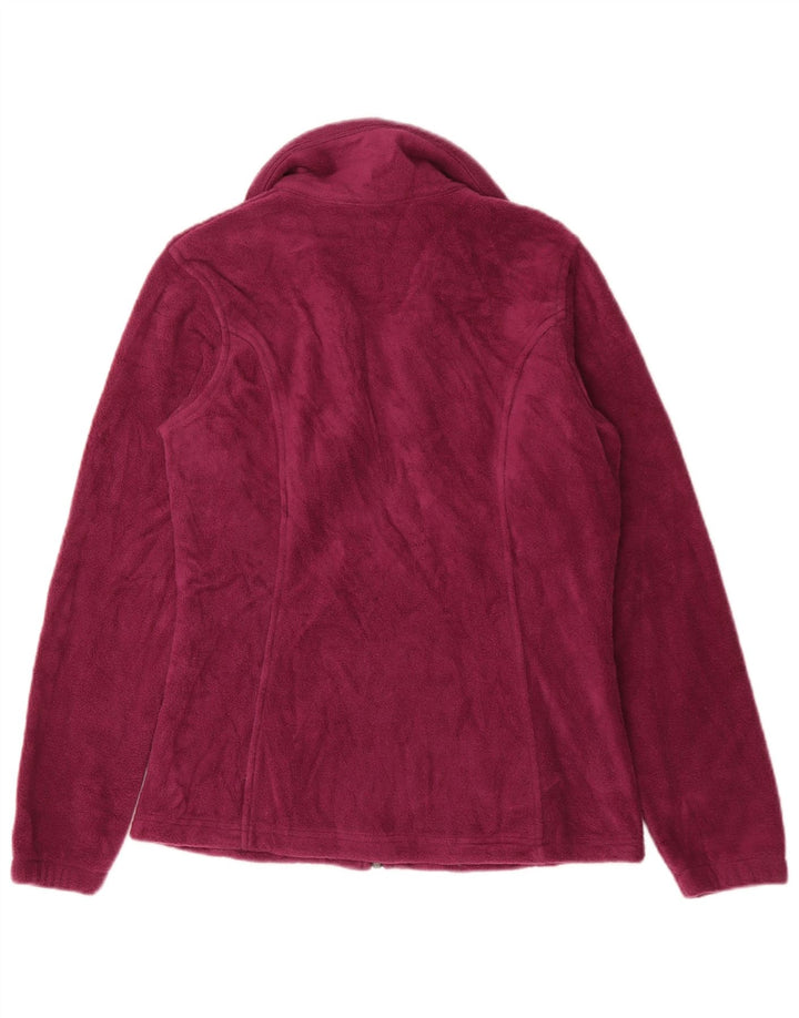 Columbia Chaqueta polar para mujer UK 10 Small Poliéster burdeos