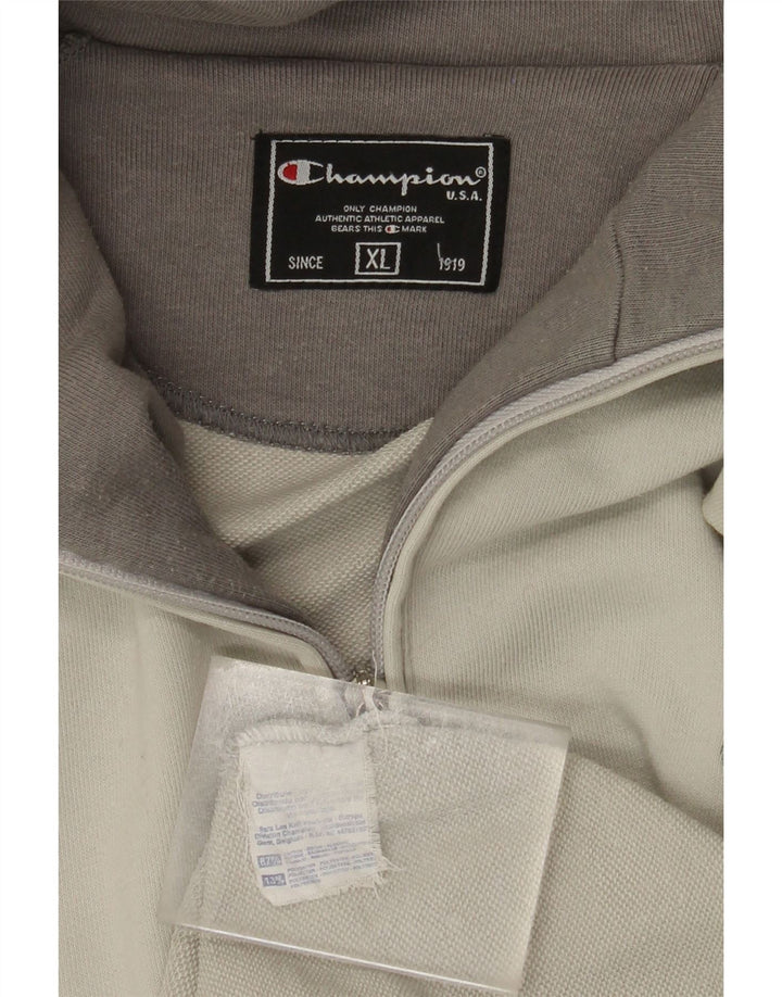 CHAMPION Chaqueta de chándal para hombre XL Algodón beige