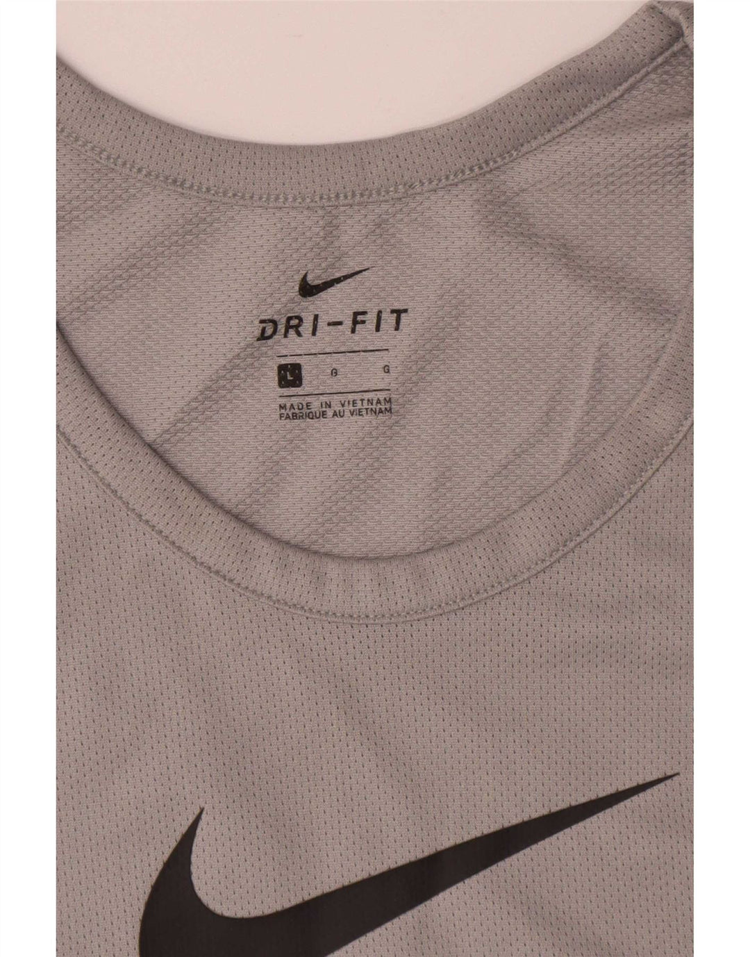 Nike Dri Fit Graphic Vest Top para hombre, poliéster gris grande