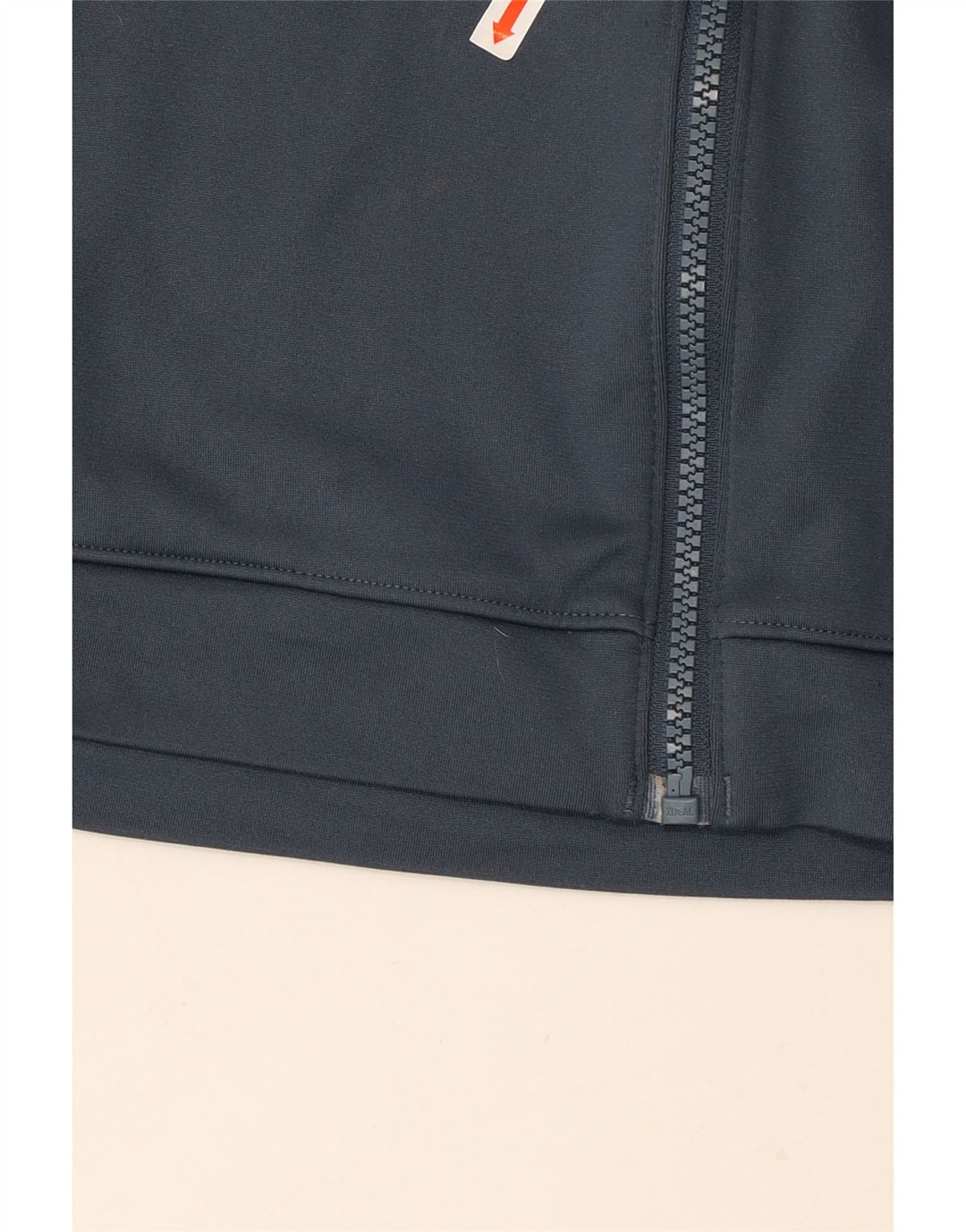 UNDER ARMOUR Mens Fitted Zip Hoodie Sweater Large Blue Colourblock