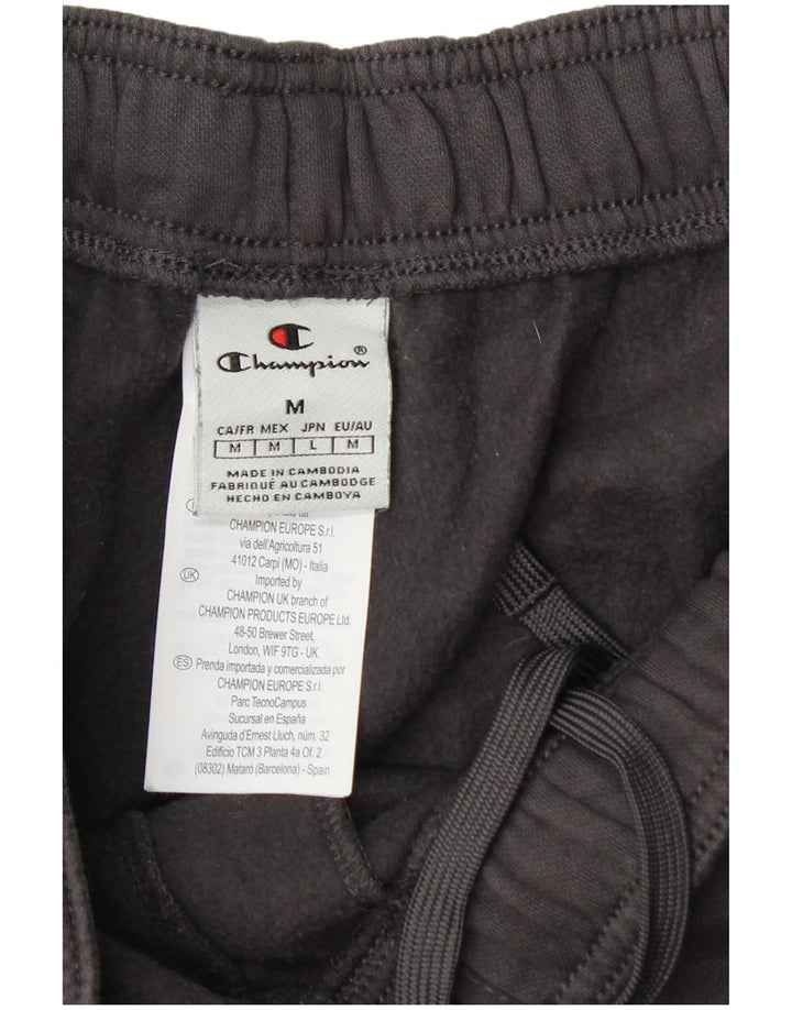 Champion Pantalones De Chándal Gráficos Para Mujer UK 44 Algodón Gris Medio