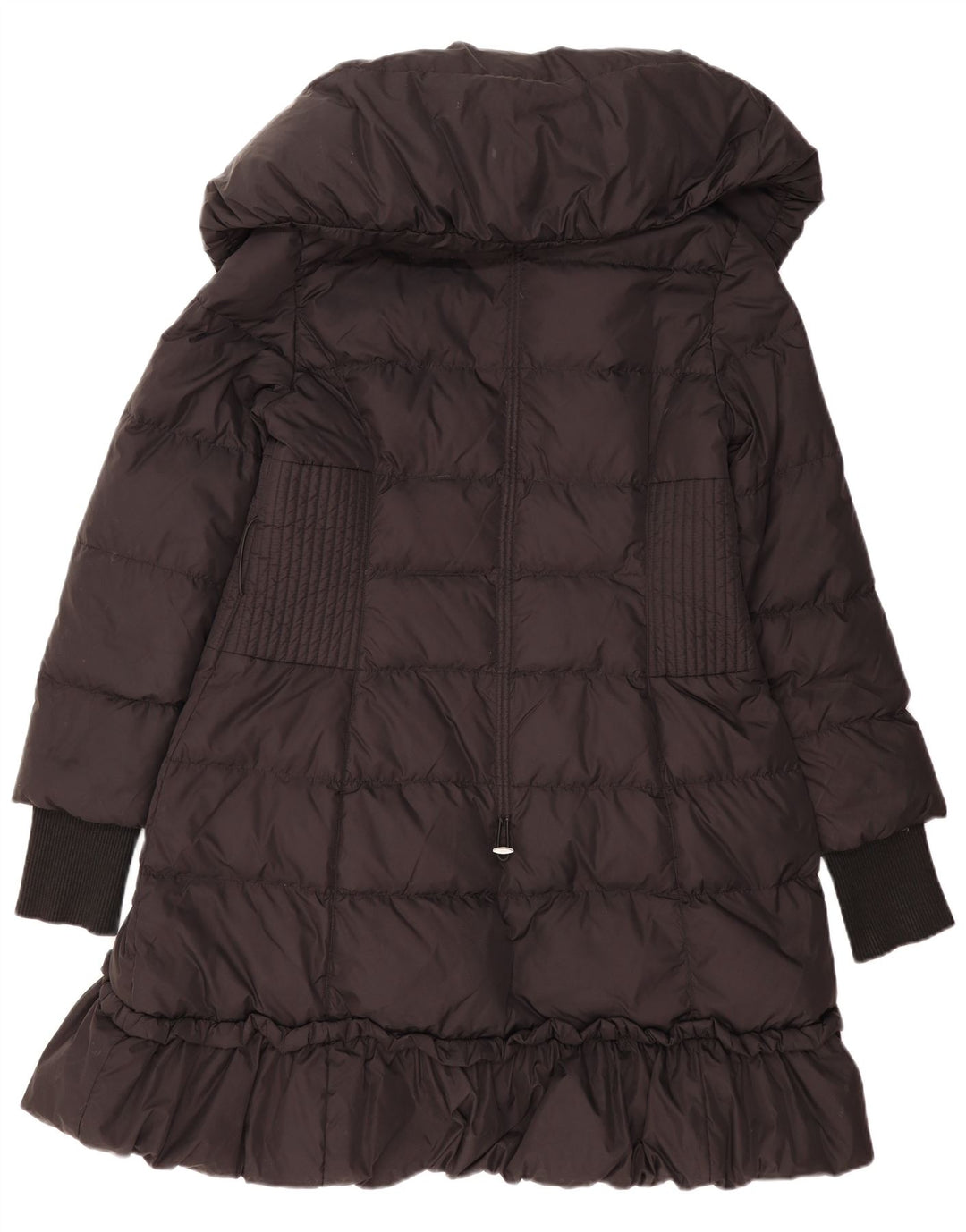 Karen Millen Abrigo acolchado para mujer UK 44 Grande Poliamida negra