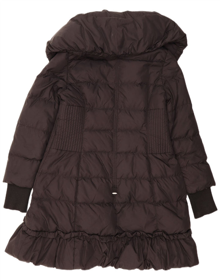 Karen Millen Abrigo acolchado para mujer UK 44 Grande Poliamida negra