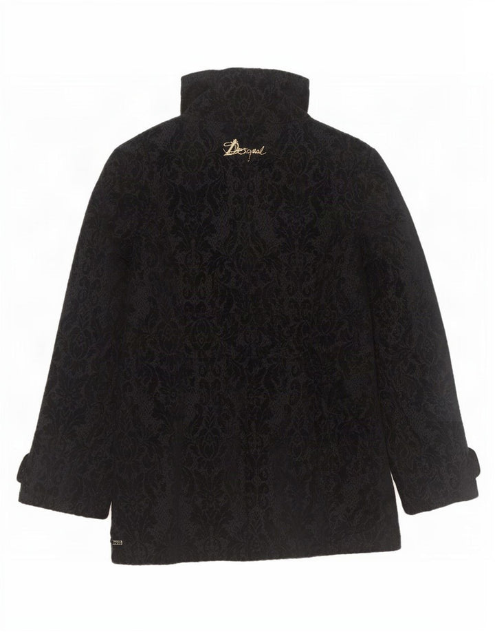 Abrigo Desigual Mujer Gráfico EU 44 XL Negro Floral