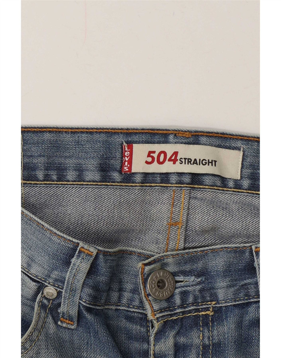 Levi's Hombre 504 Vaqueros Rectos W36 L30 Azul