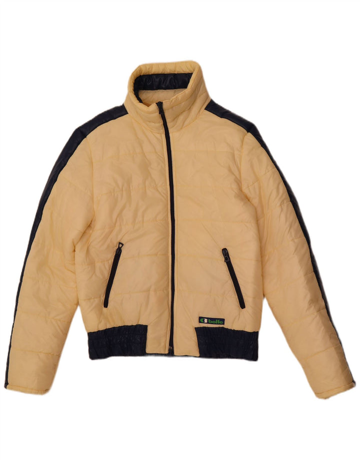 Belfe Chaqueta acolchada para hombre IT 50 Large Beige Colorblock