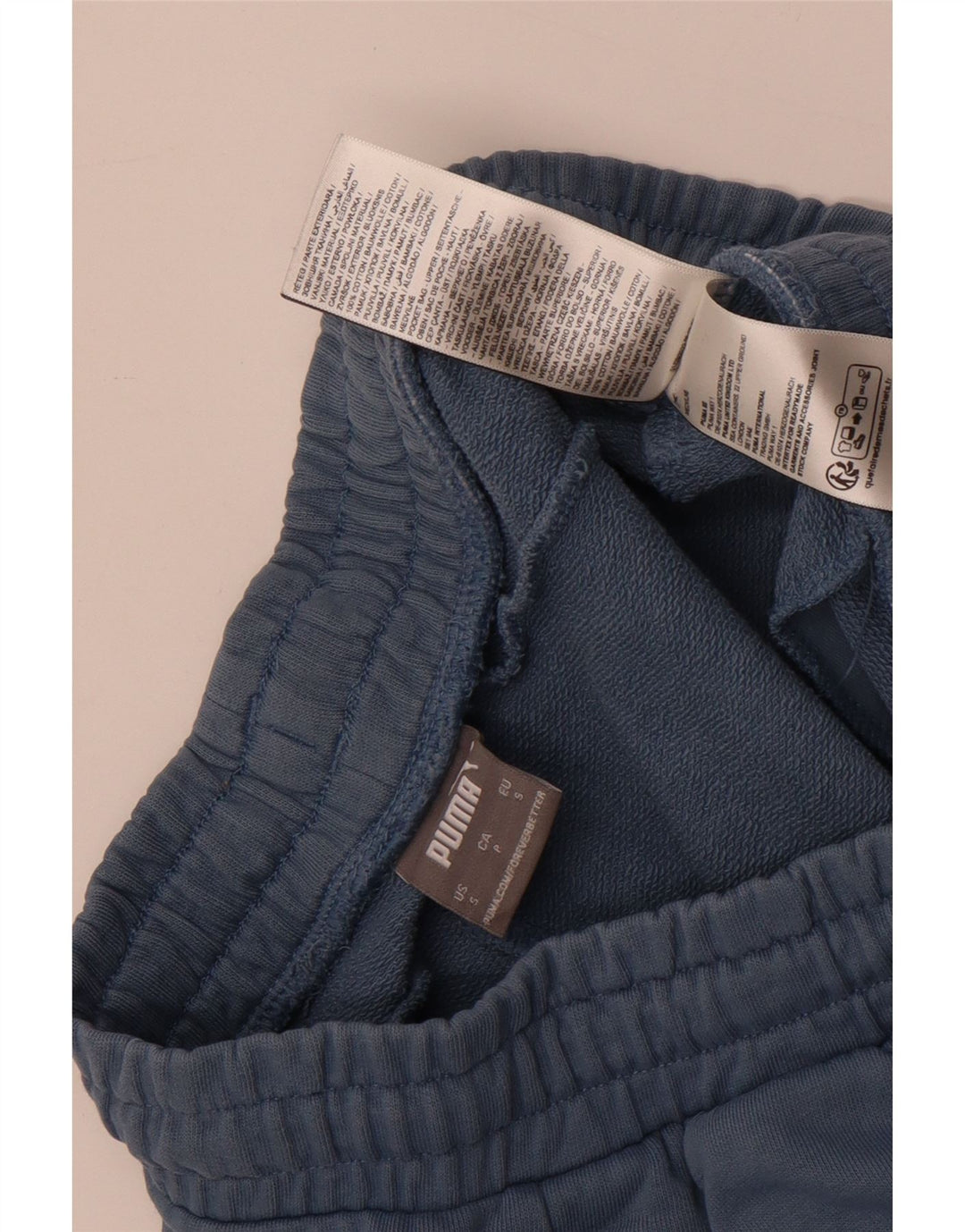 Puma Hombre Pantalones Cortos Deportivos Pequeño Algodón Azul