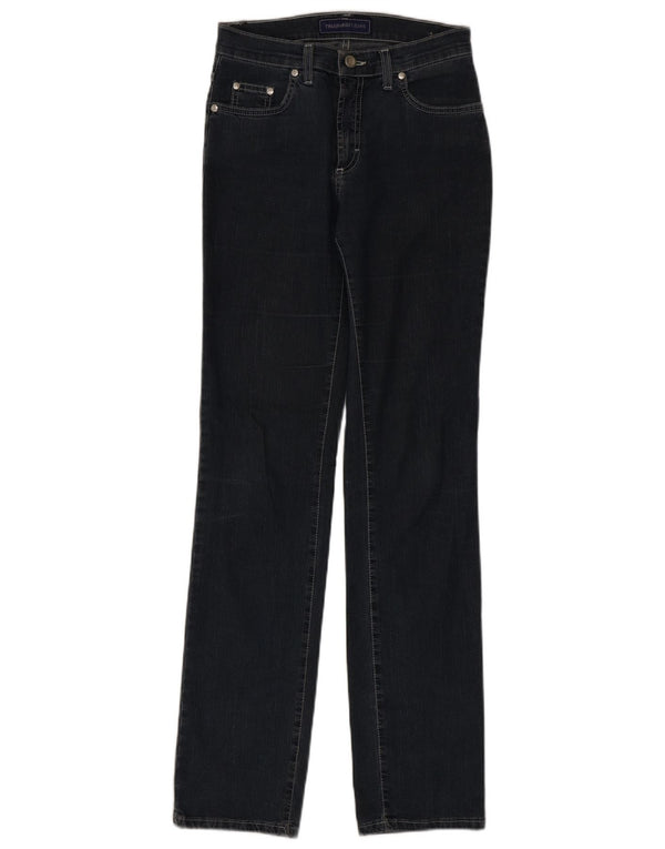 Vaqueros Trussardi Mujer Rectos W26 L33 Azul Marino Algodón