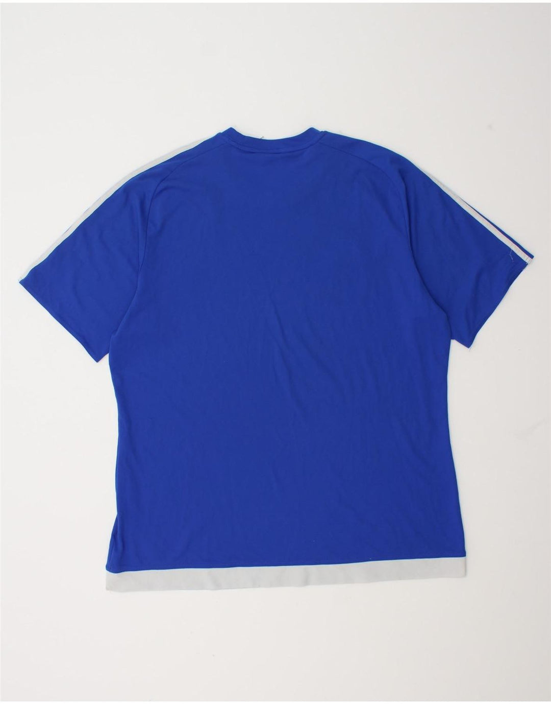 Adidas Hombre Climalite Camiseta Top XL Azul Colorblock Poliéster