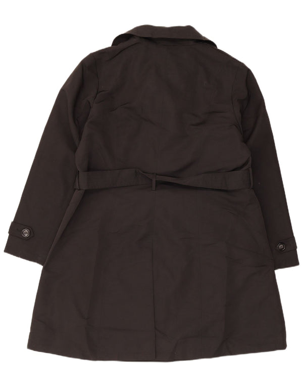 Marks & Spencer Gabardina para mujer UK 40 XL Poliéster negro
