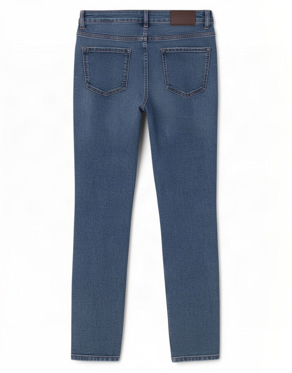 Marks & Spencer Jeans The Lily Slim para Mujer UK 12 Medium W30 L28 Algodón Azul