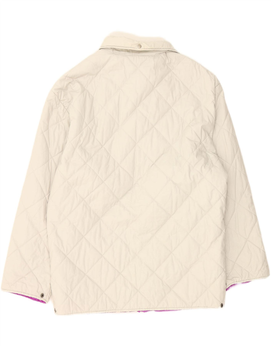 FILA Mens Quilted Jacket UK 40 Large Off White Cotton Vintage Fila and Second-Hand Fila from Messina Hembry 