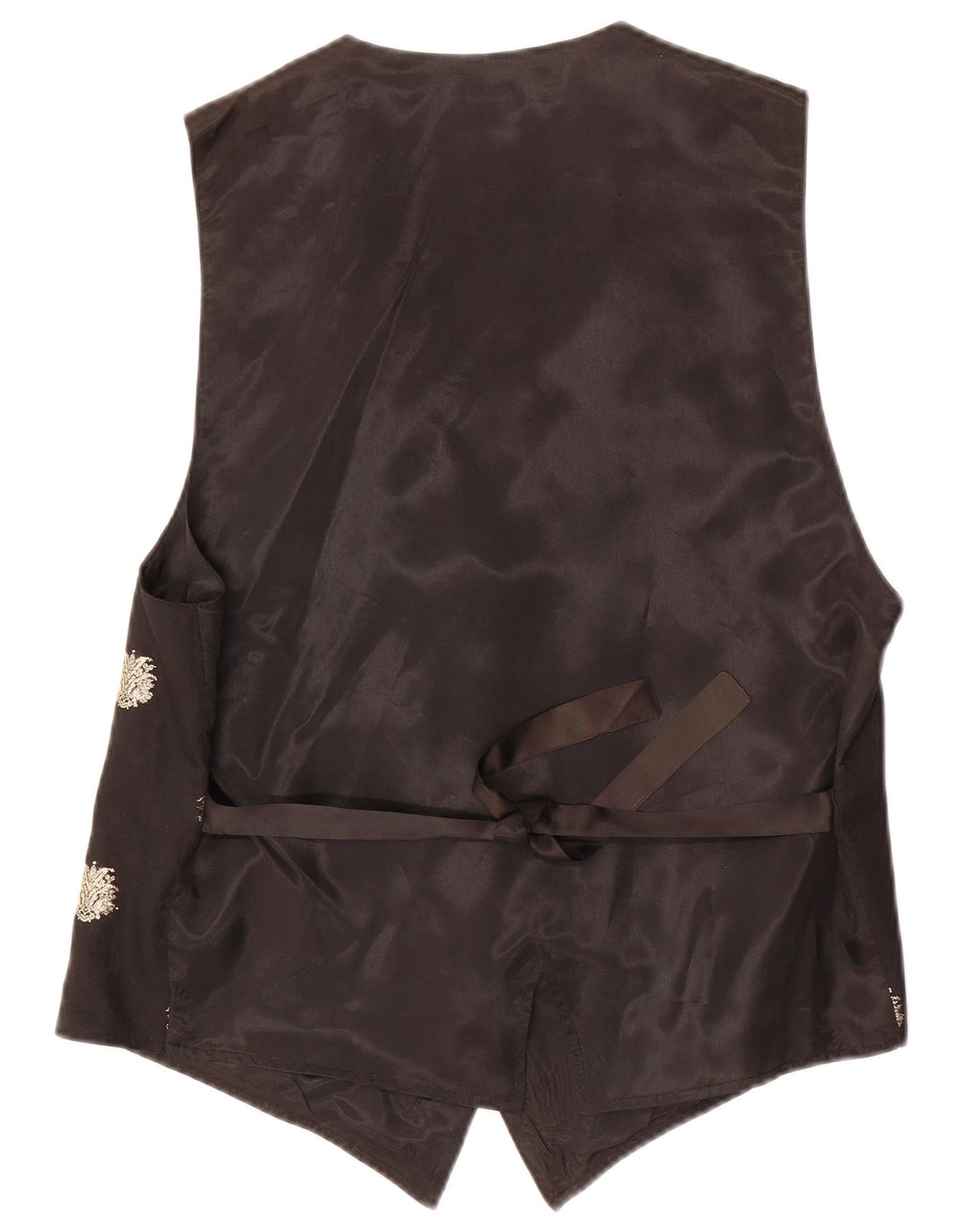 Chaleco para mujer TRU EU 40 Acetato floral negro mediano