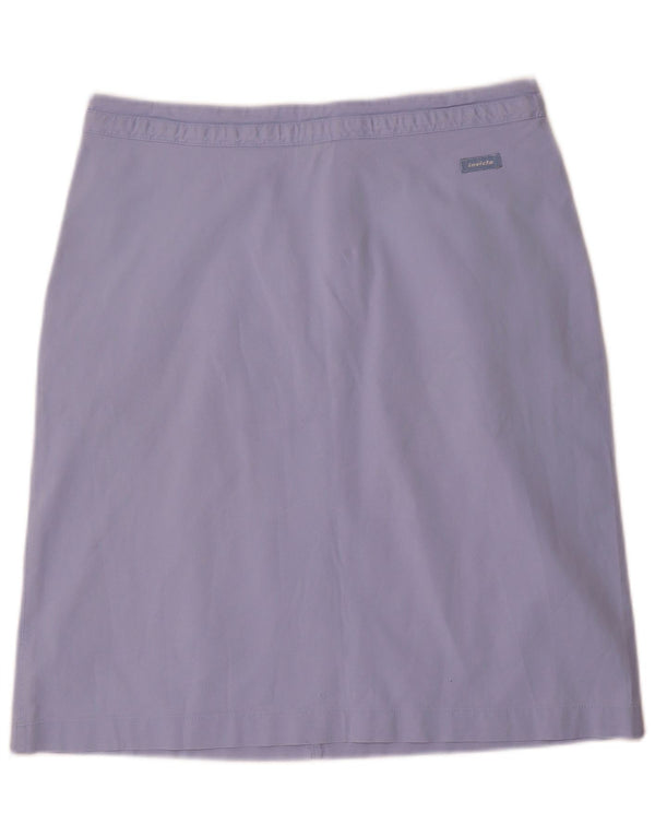 Falda Recta Invicta Mujer IT 44 Mediana W30 Algodón Azul