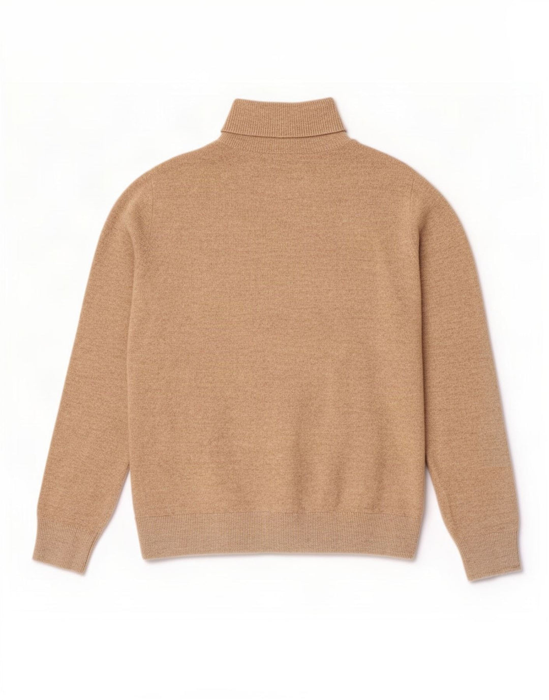 Marks & Spencer Jersey con cuello vuelto para mujer UK 10 Small Beige Poliéster