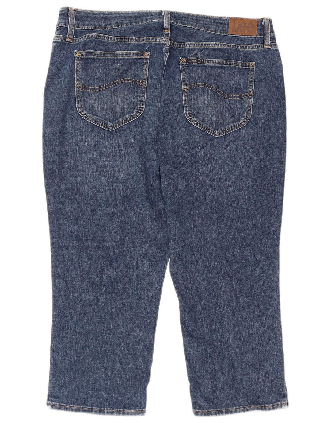 LEE Capri Jeans para Mujer US 16 2XL W36 L22 Algodón Azul