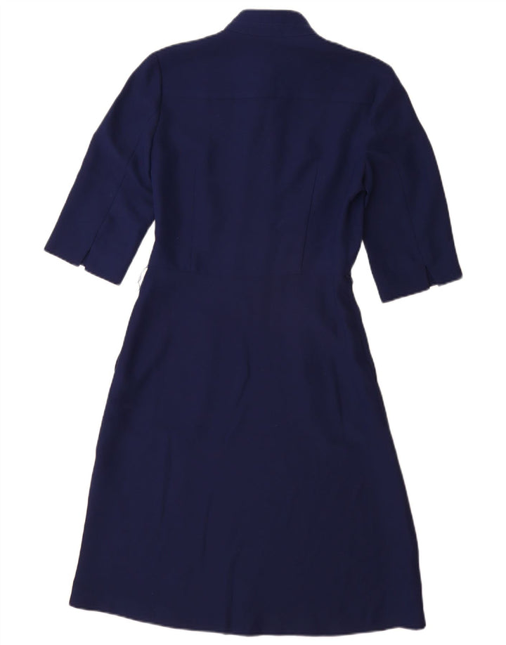 Hobbs Vestido acampanado para mujer UK 4 XS Azul marino Poliéster