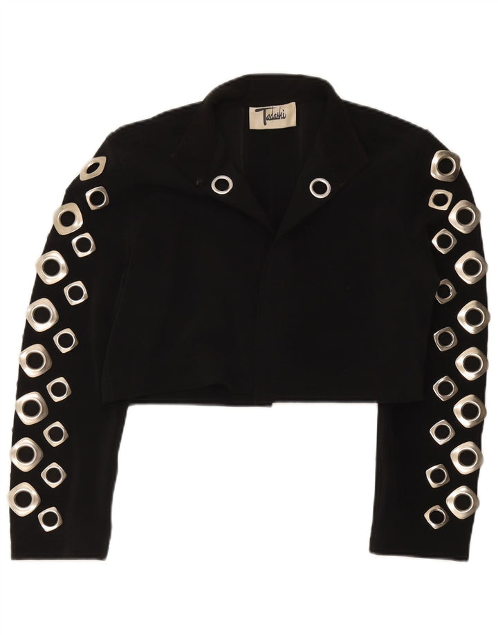 Tadashi Chaqueta Bolero para Mujer UK 12 Mediana Negro
