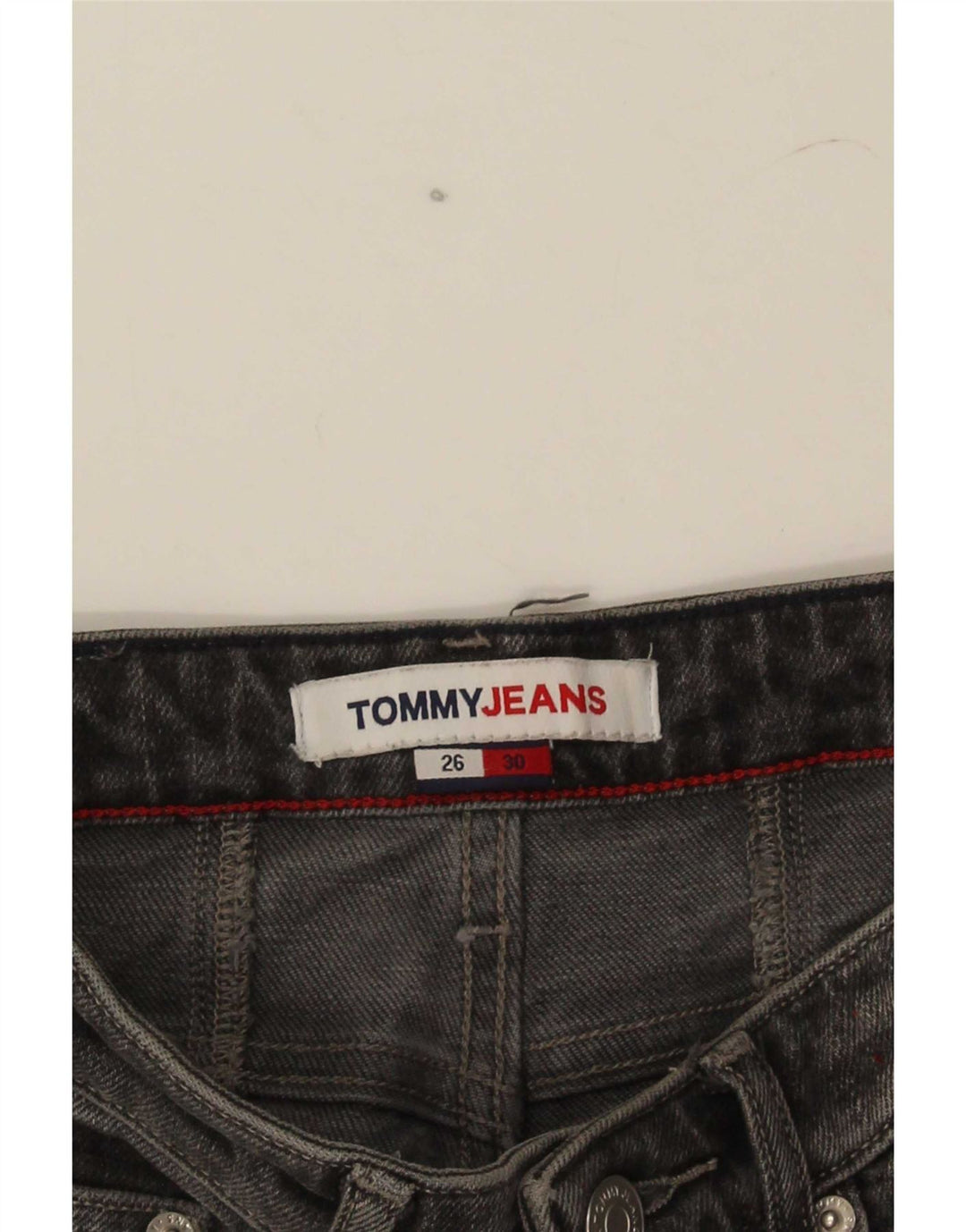 Vaqueros Tommy Hilfiger Mujer Tapered W26 L25 Gris
