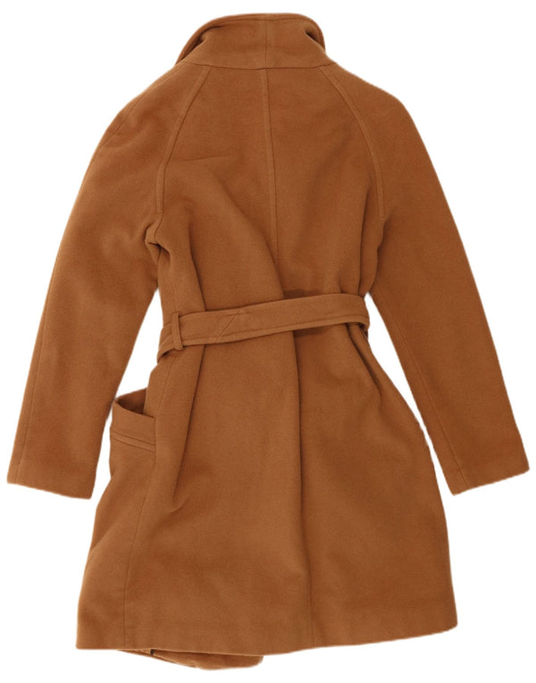 Abrigo Monsoon para mujer UK 44 Lana marrón medio