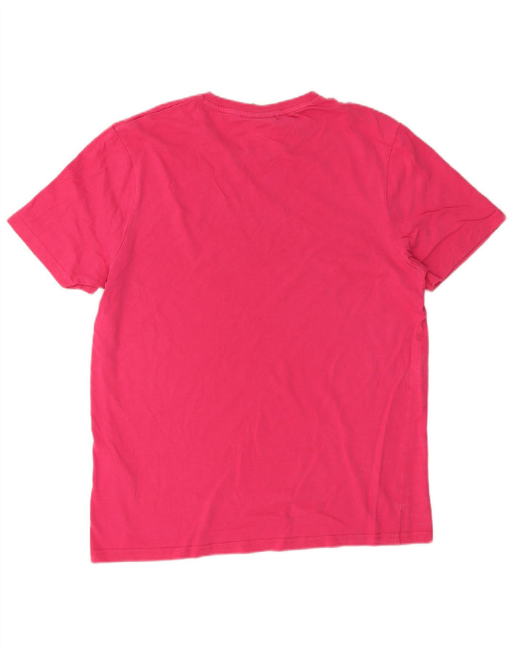 Lyle & Scott - Camiseta para hombre, talla grande, color rosa, algodón
