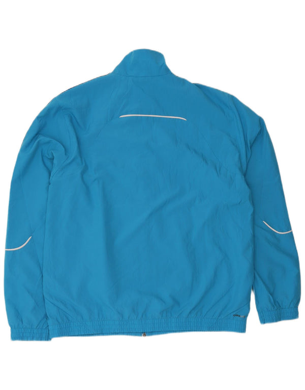 Adidas Hombre Regular Fit Chándal Top Chaqueta UK 48/50 XL Azul Deportes