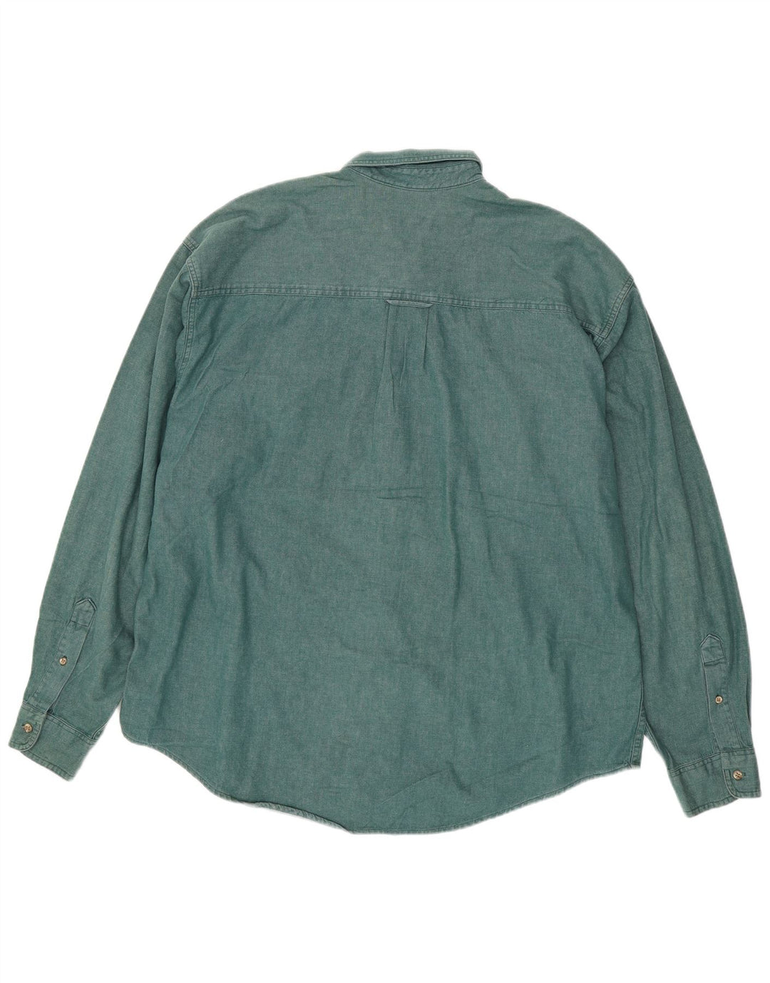 EDDIE BAUER Camisa Hombre 2XL Algodón Verde