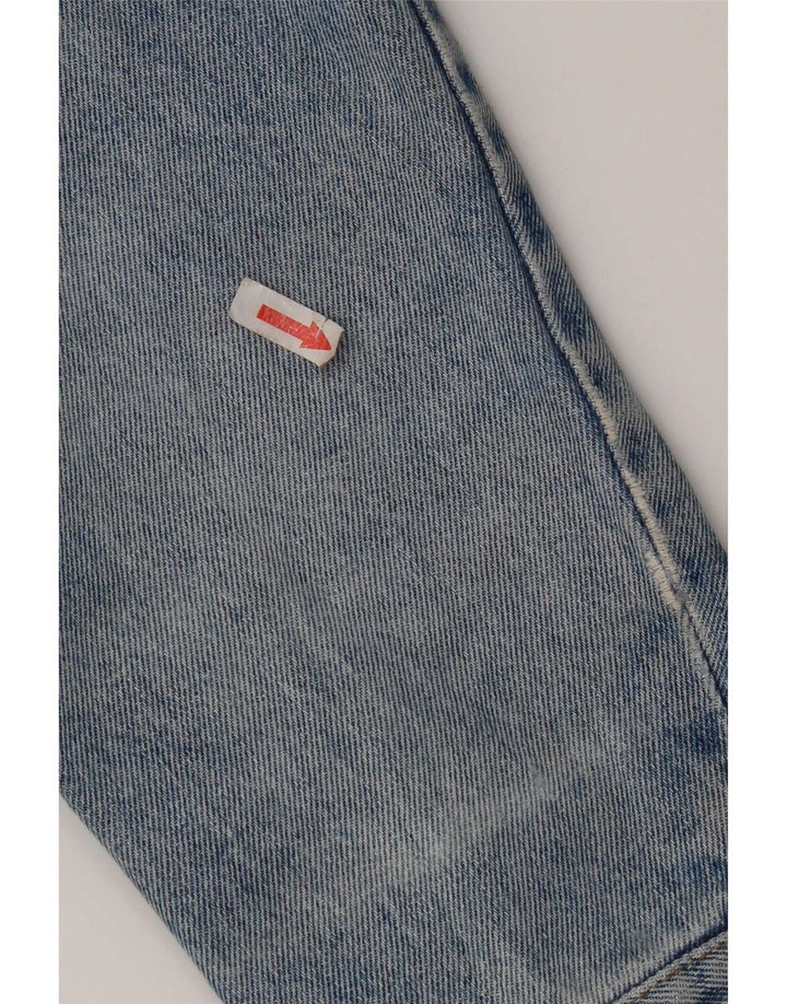 Carrera Chaqueta vaquera desgastada para hombre UK 36 Small Blue Cotton