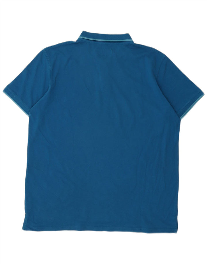 Polo Carrera Hombre 2XL Algodón Azul