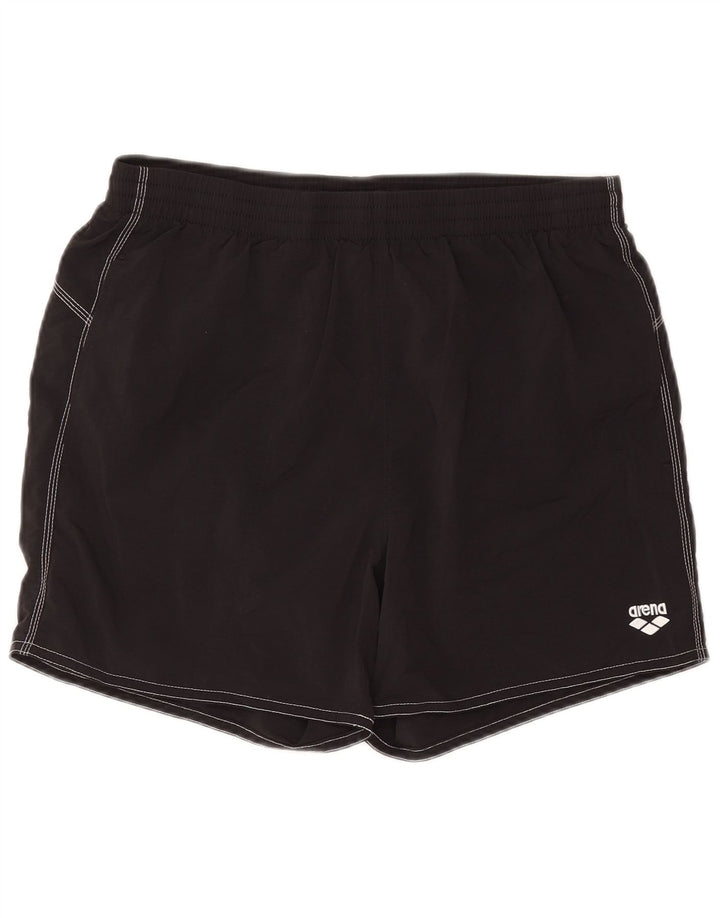 ARENA Pantalón corto deportivo para hombre 2XL Negro Poliéster