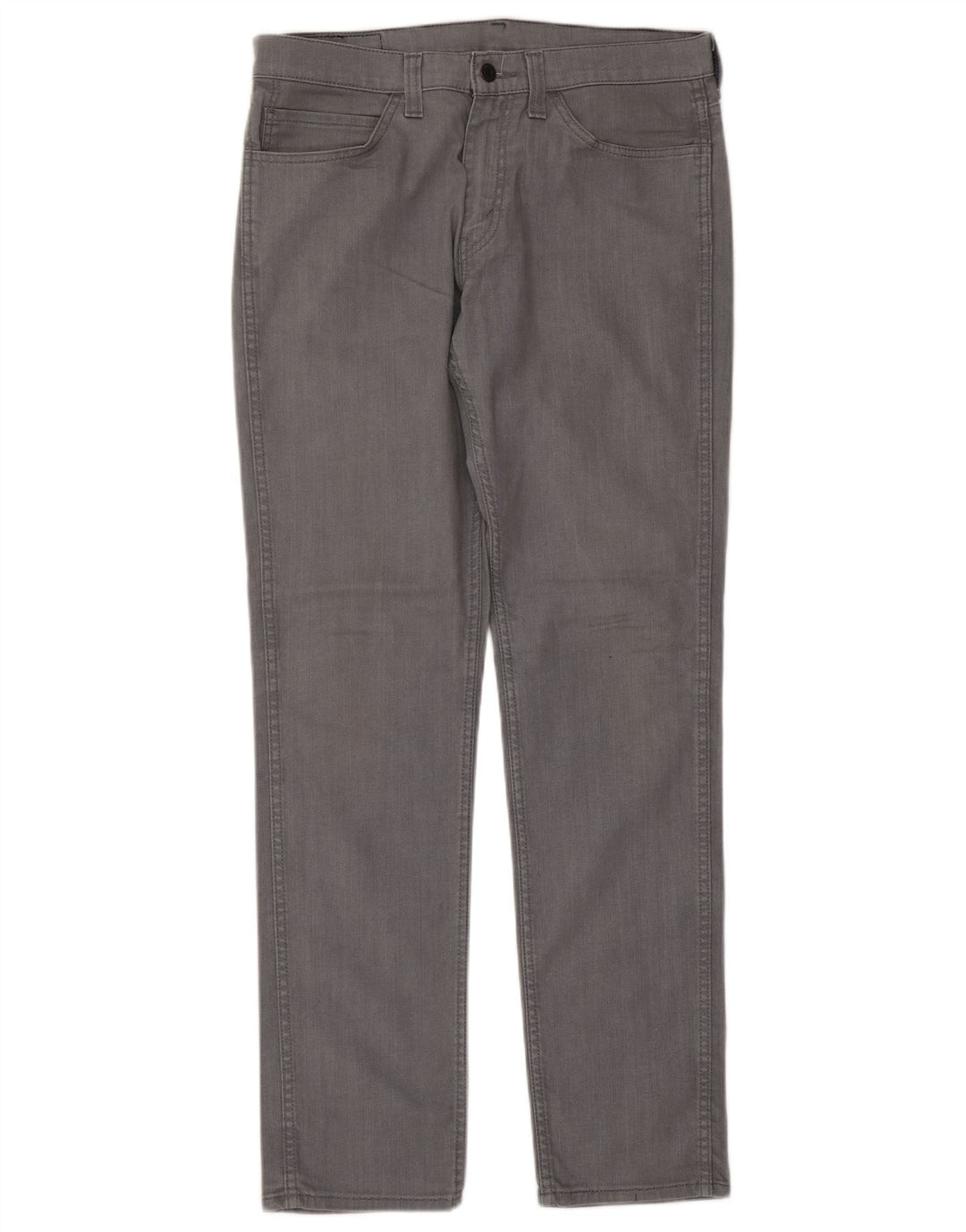 Levi's Hombre 511 Slim Jeans W34 L34 Algodón Gris