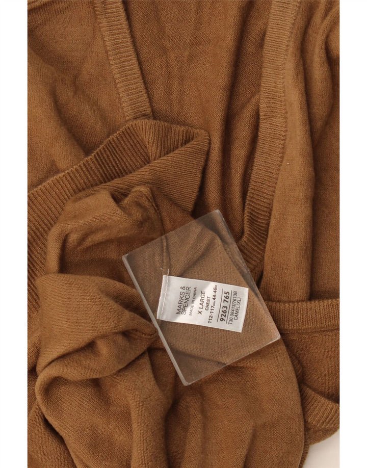 Marks & Spencer Camiseta sin mangas para hombre XL Acrílico beige
