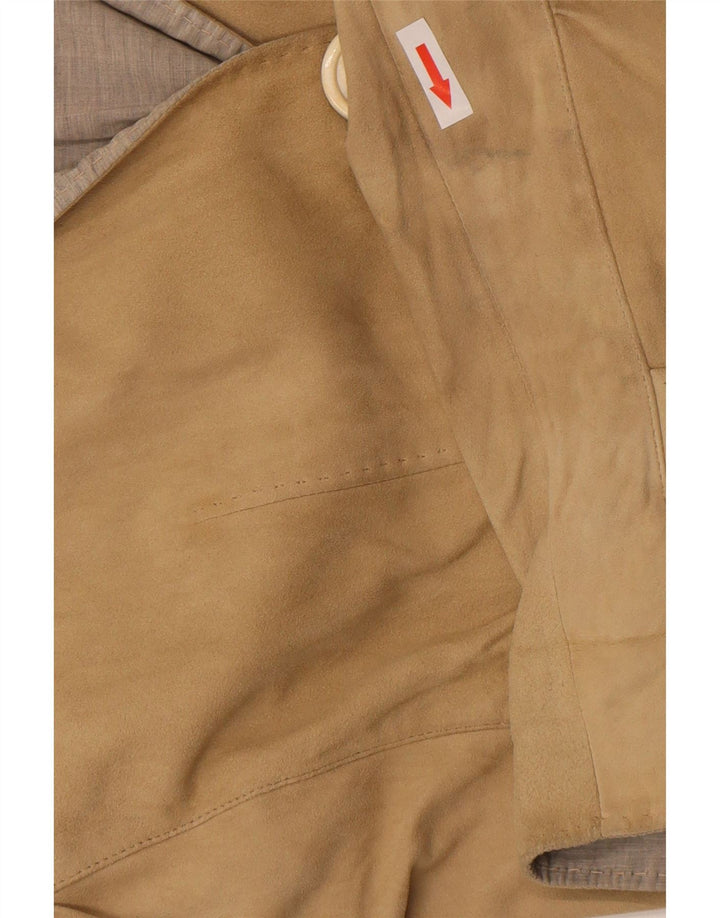 Brunello Cucinelli Chaqueta tipo blazer con 1 botón para mujer UK 42 Medium Beige Classic