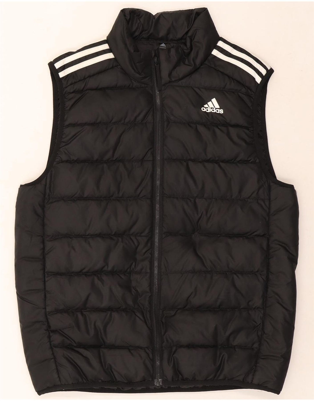 Adidas Chaleco acolchado para hombre UK 38 Mediano Negro Poliéster