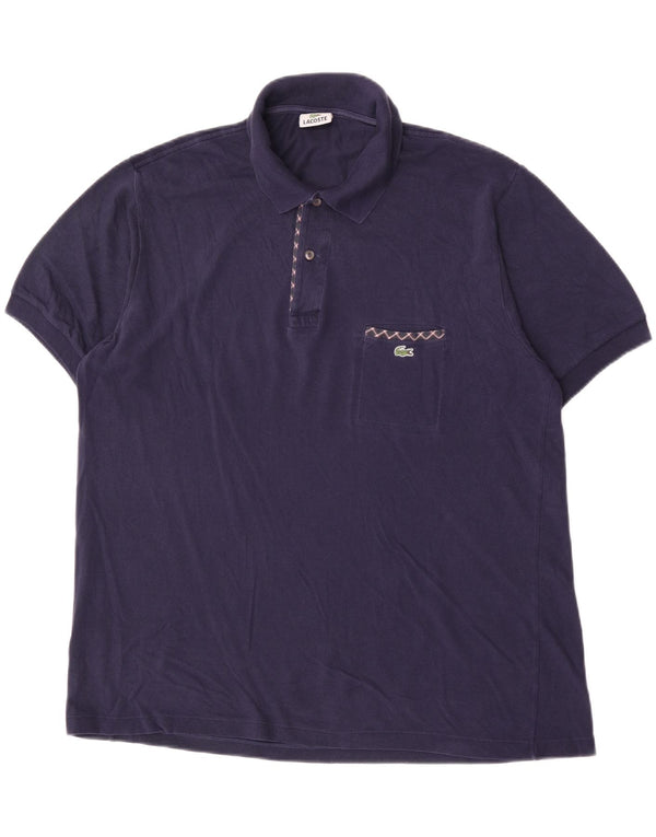 Polo Lacoste Hombre Talla 6 XL Algodón Azul Marino