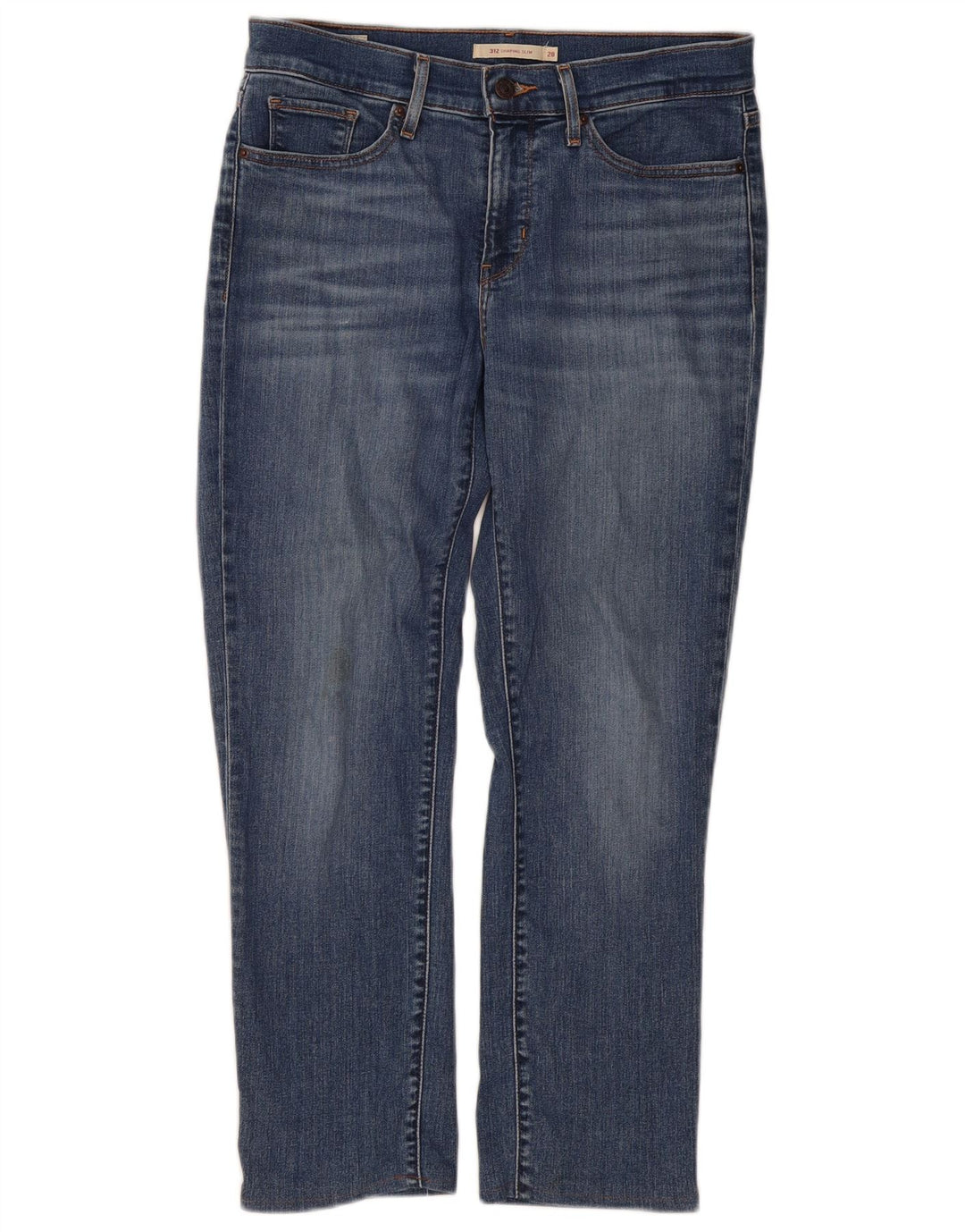 Levi's Mujer 312 Shaping Slim Jeans W28 L26 Algodón Azul