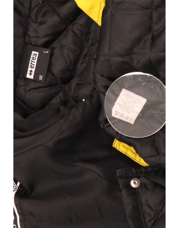 Errea Abrigo acolchado extragrande con gráfico para hombre Reino Unido 40 Grande Color negro