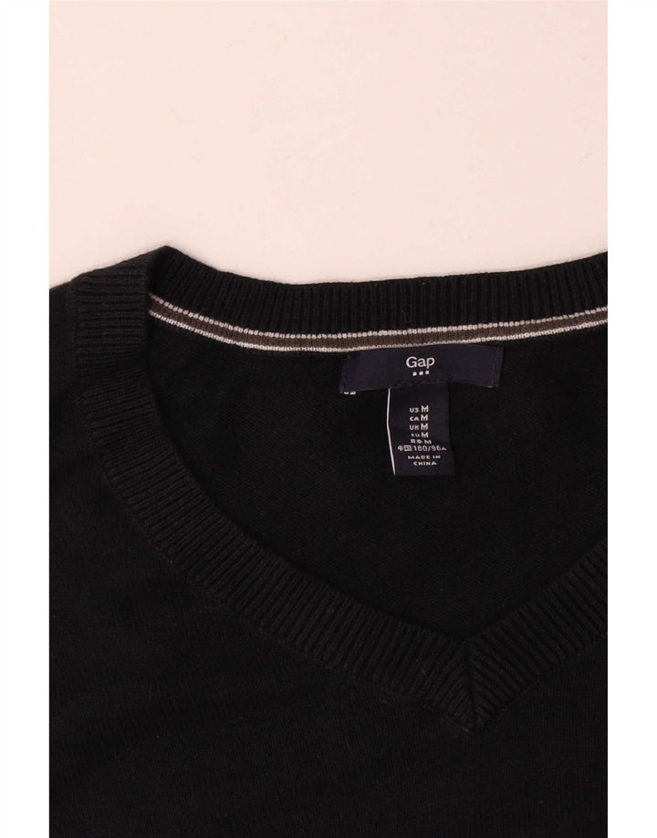 Gap Jersey con Cuello en V para Hombre Algodón Azul Marino Medio