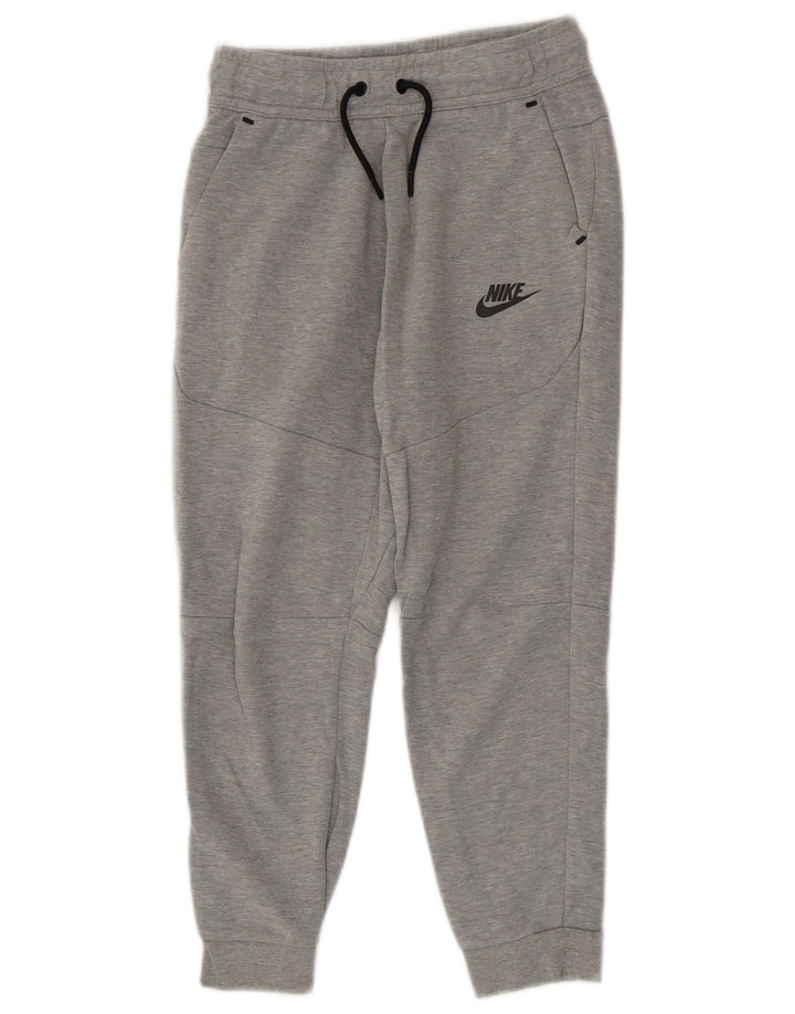 Nike - Pantalones de chándal para niño, 10-11 años, color gris medio jaspeado