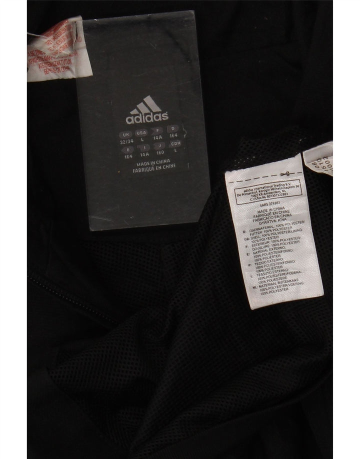 Adidas Boys Predator Chándal Top Chaqueta 13-14 Años Negro Poliéster