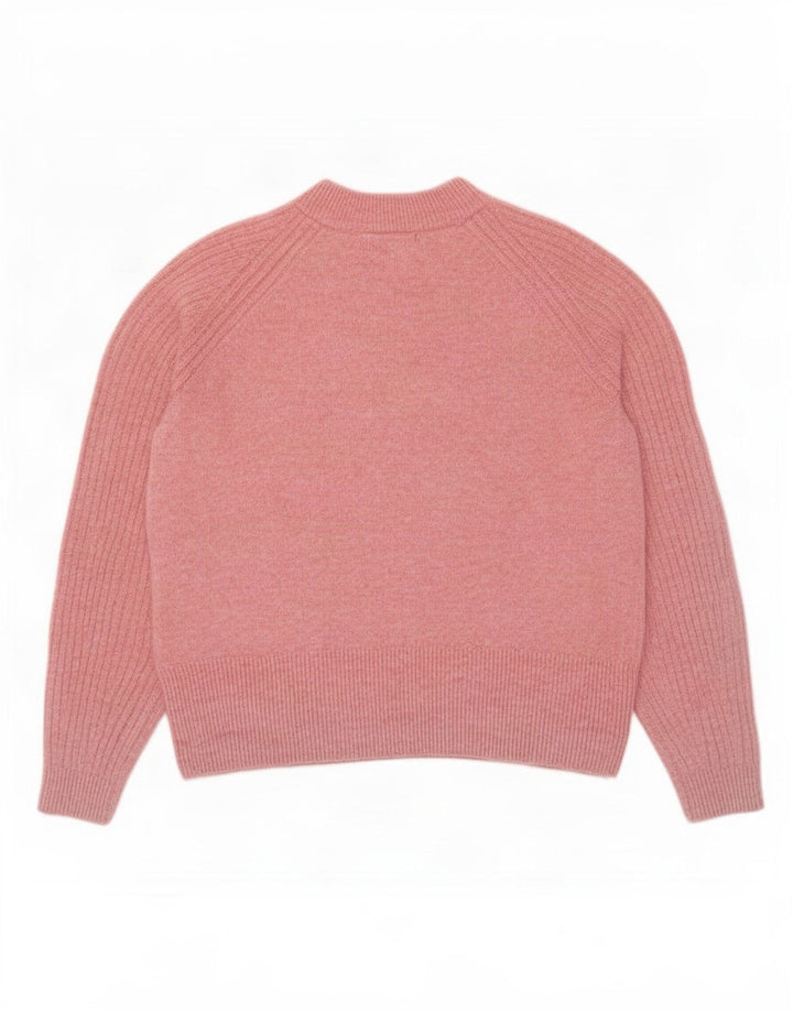 Marks & Spencer Suéter de Cuello Redondo de Gran tamaño para Mujer UK 10 Small Pink