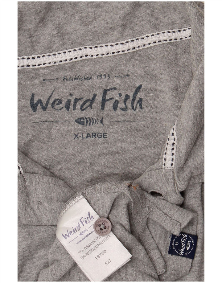 WEIRD FISH Polo Hombre XL Algodón Gris