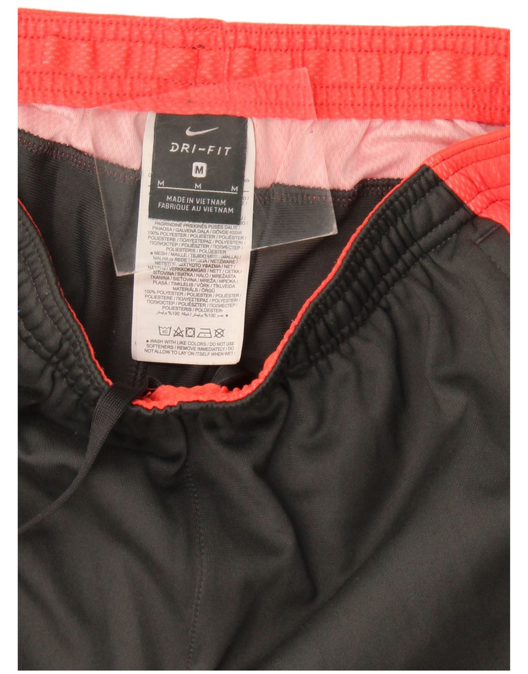 Pantalones De Chándal Nike Dri Fit Para Hombre Poliéster Color Block Gris Medio
